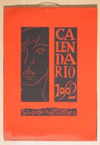 Calendario 1962 copertina - Xilografia su Carta - 35x25 - 1962