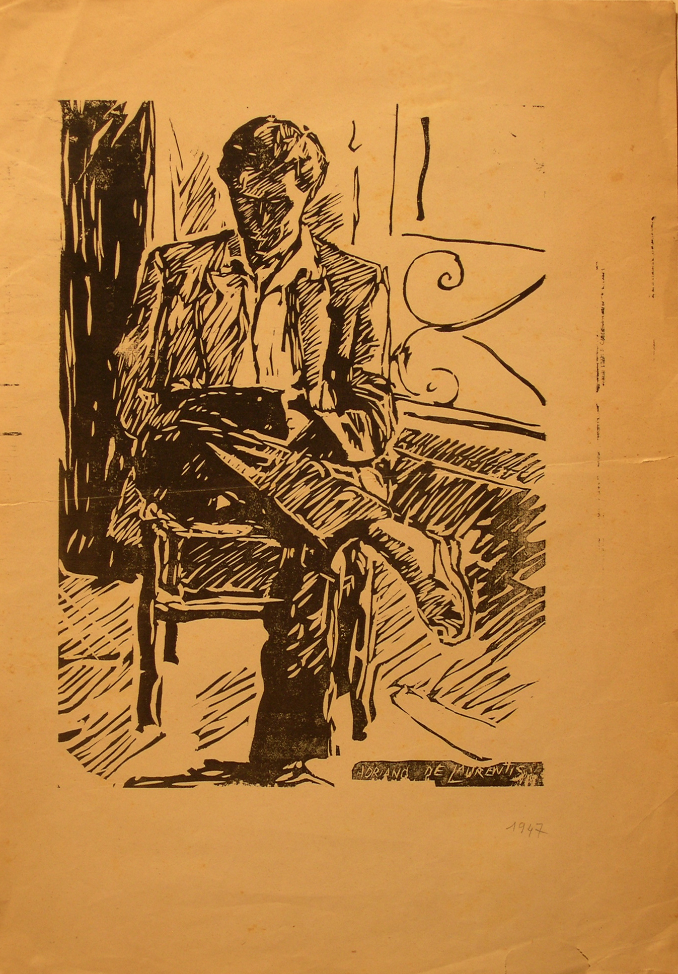 Xilografia su Carta - 50x35 -1947